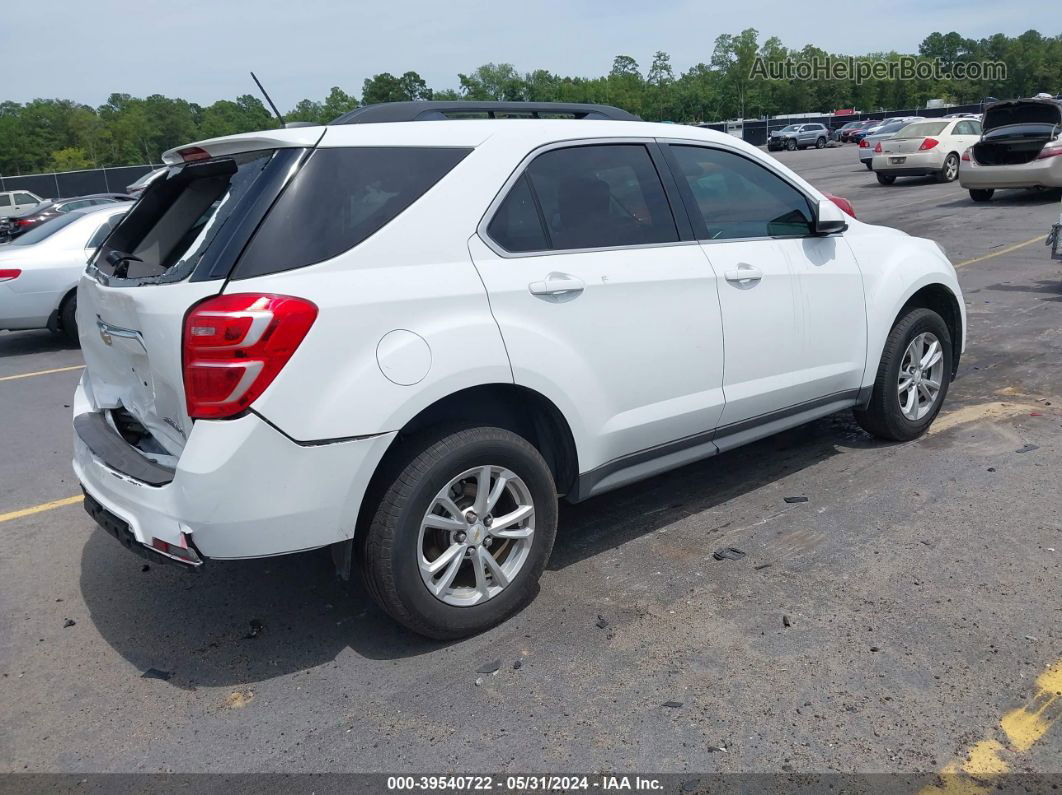 2016 Chevrolet Equinox Lt White vin: 2GNALCEKXG1178589