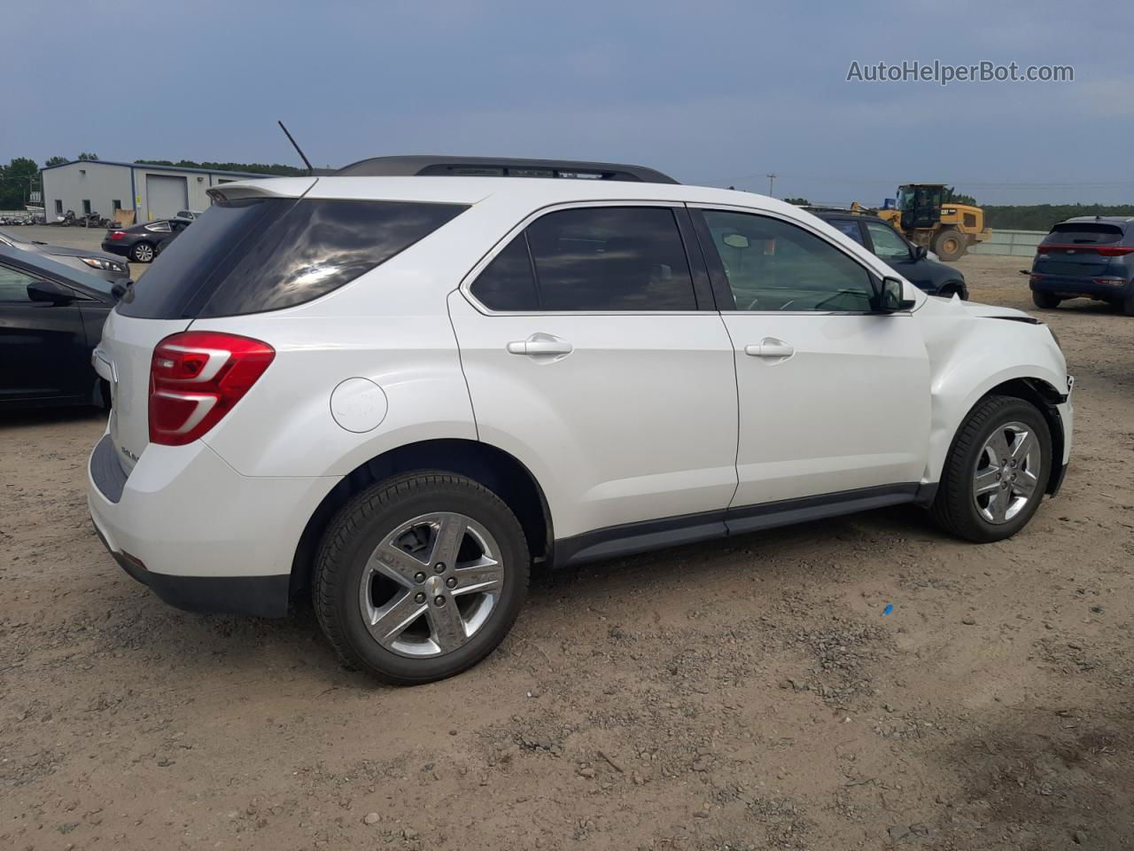 2016 Chevrolet Equinox Lt White vin: 2GNALCEKXG6151587