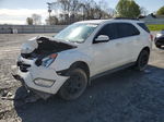 2016 Chevrolet Equinox Lt White vin: 2GNALCEKXG6243265