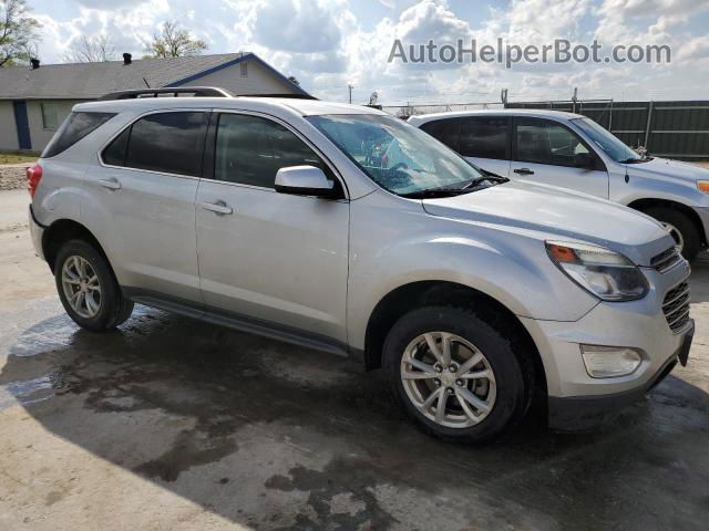 2016 Chevrolet Equinox Lt Серебряный vin: 2GNALCEKXG6337128