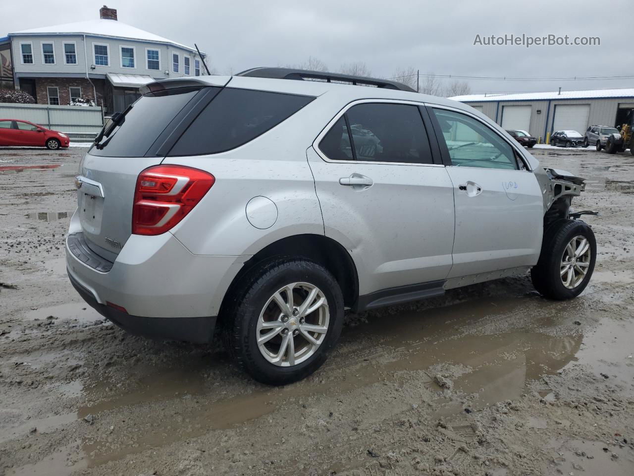 2017 Chevrolet Equinox Lt Silver vin: 2GNALCEKXH1507714