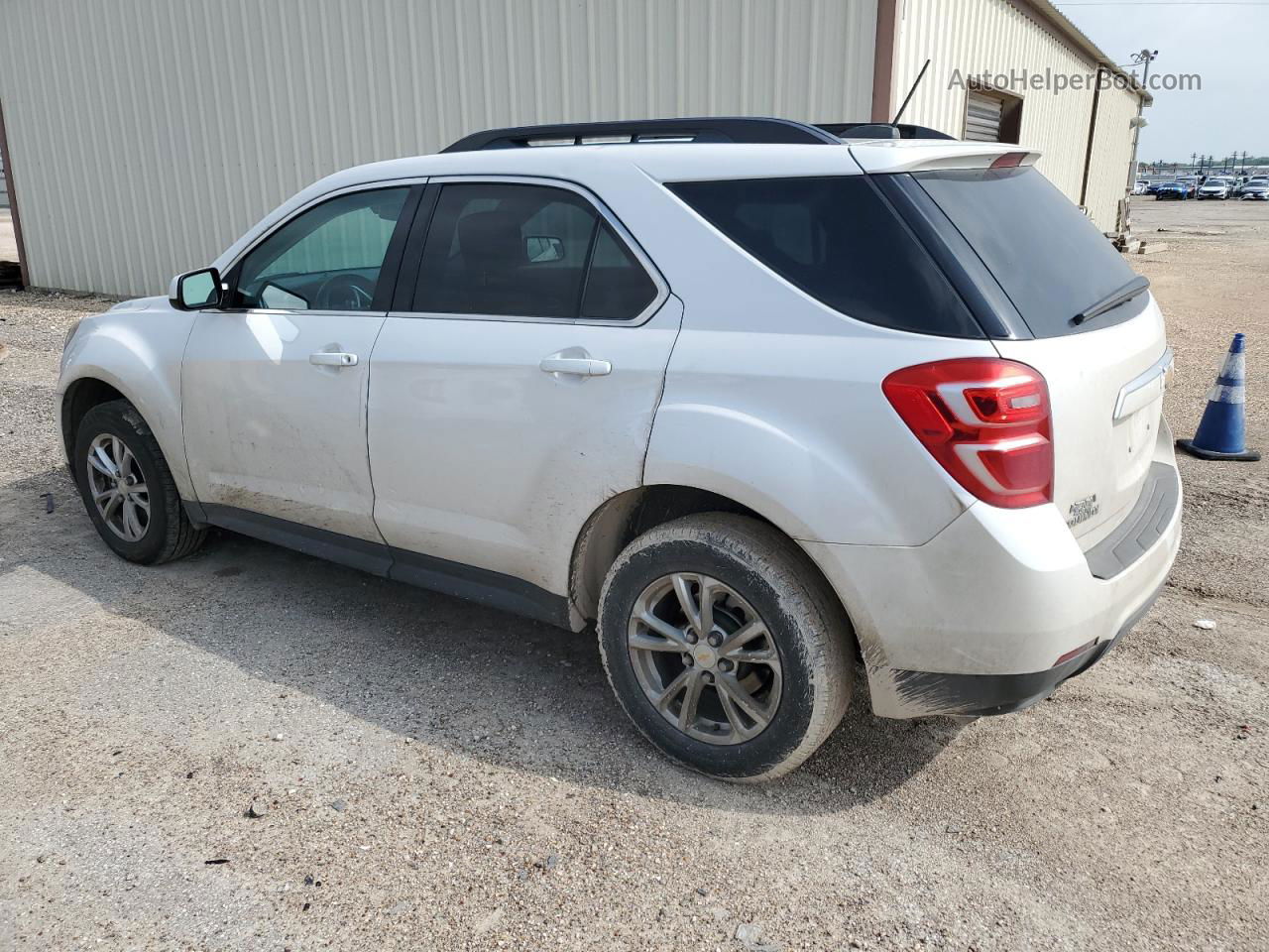 2017 Chevrolet Equinox Lt White vin: 2GNALCEKXH1542785