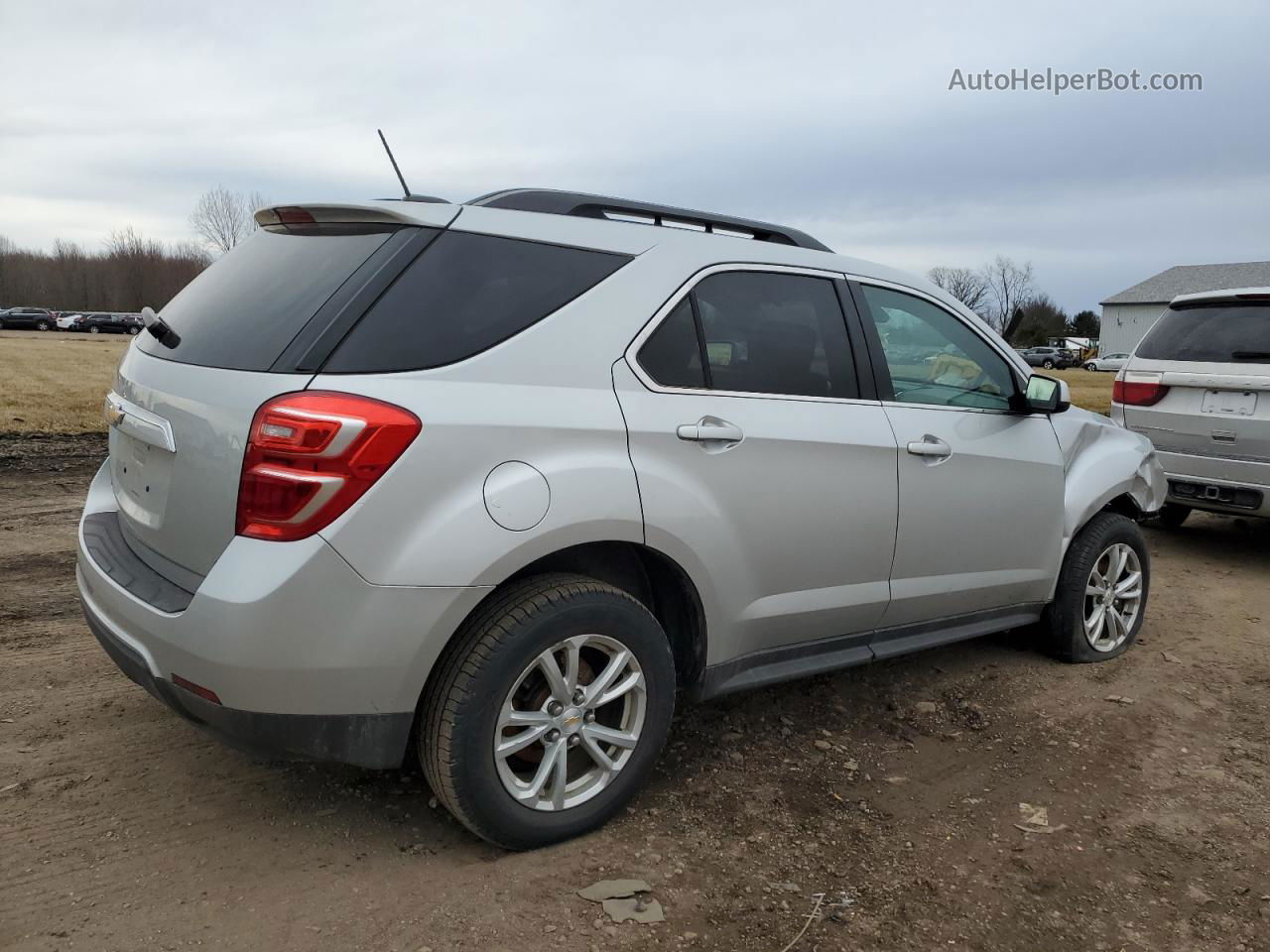 2017 Chevrolet Equinox Lt Silver vin: 2GNALCEKXH1560901