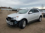 2017 Chevrolet Equinox Lt Silver vin: 2GNALCEKXH1560901