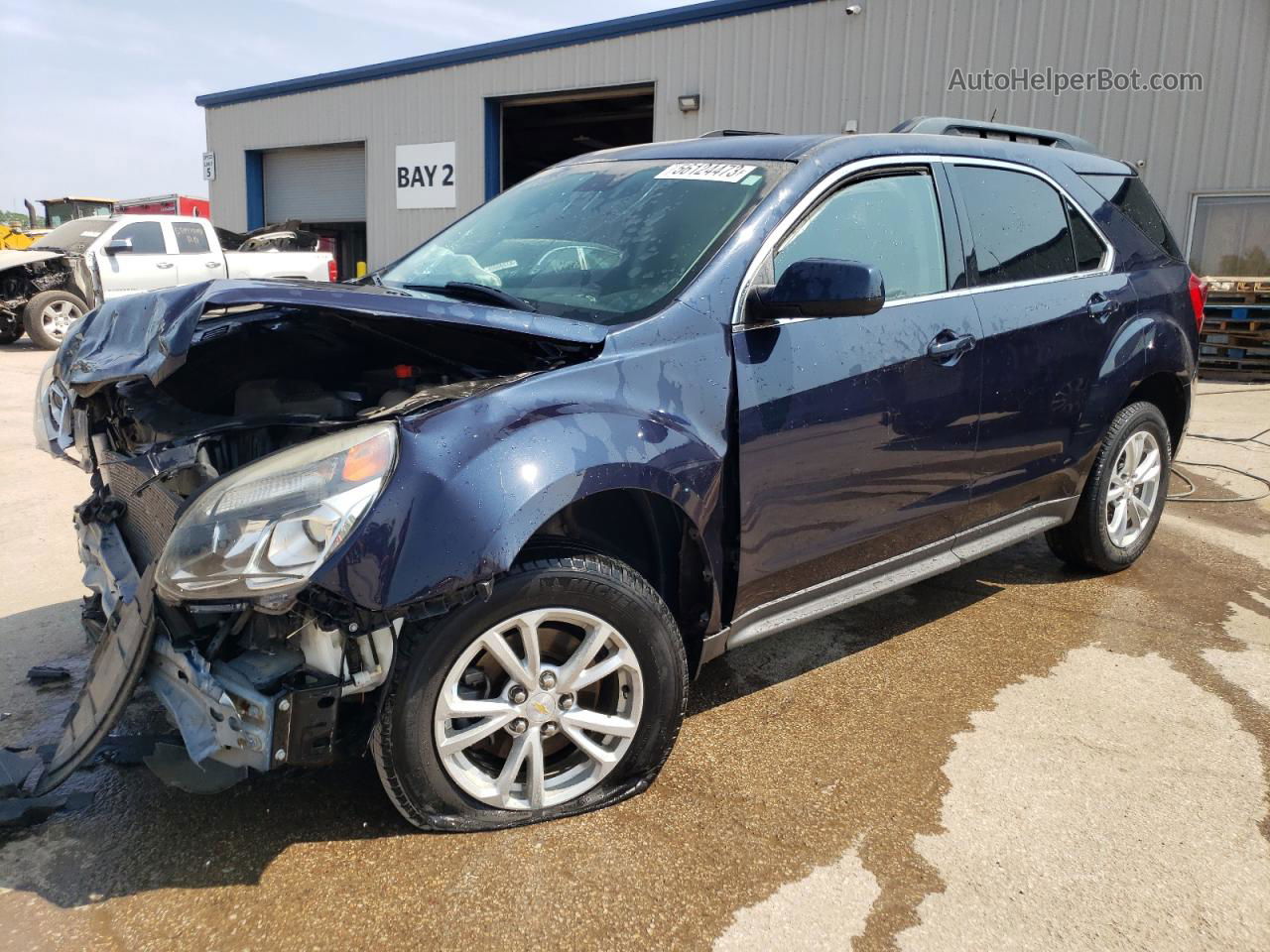 2017 Chevrolet Equinox Lt Blue vin: 2GNALCEKXH1606999