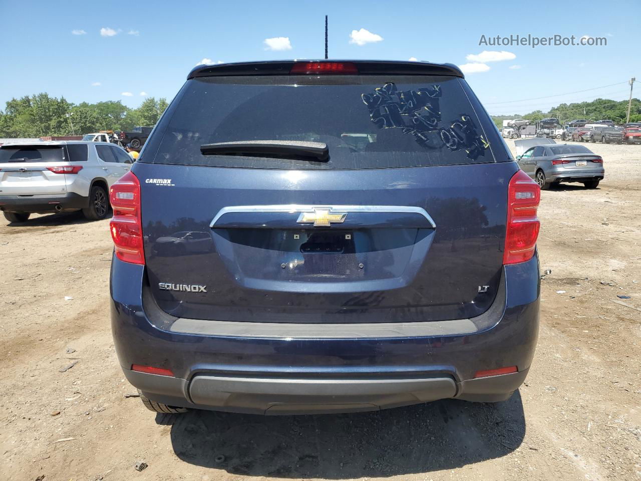 2017 Chevrolet Equinox Lt Blue vin: 2GNALCEKXH1618179