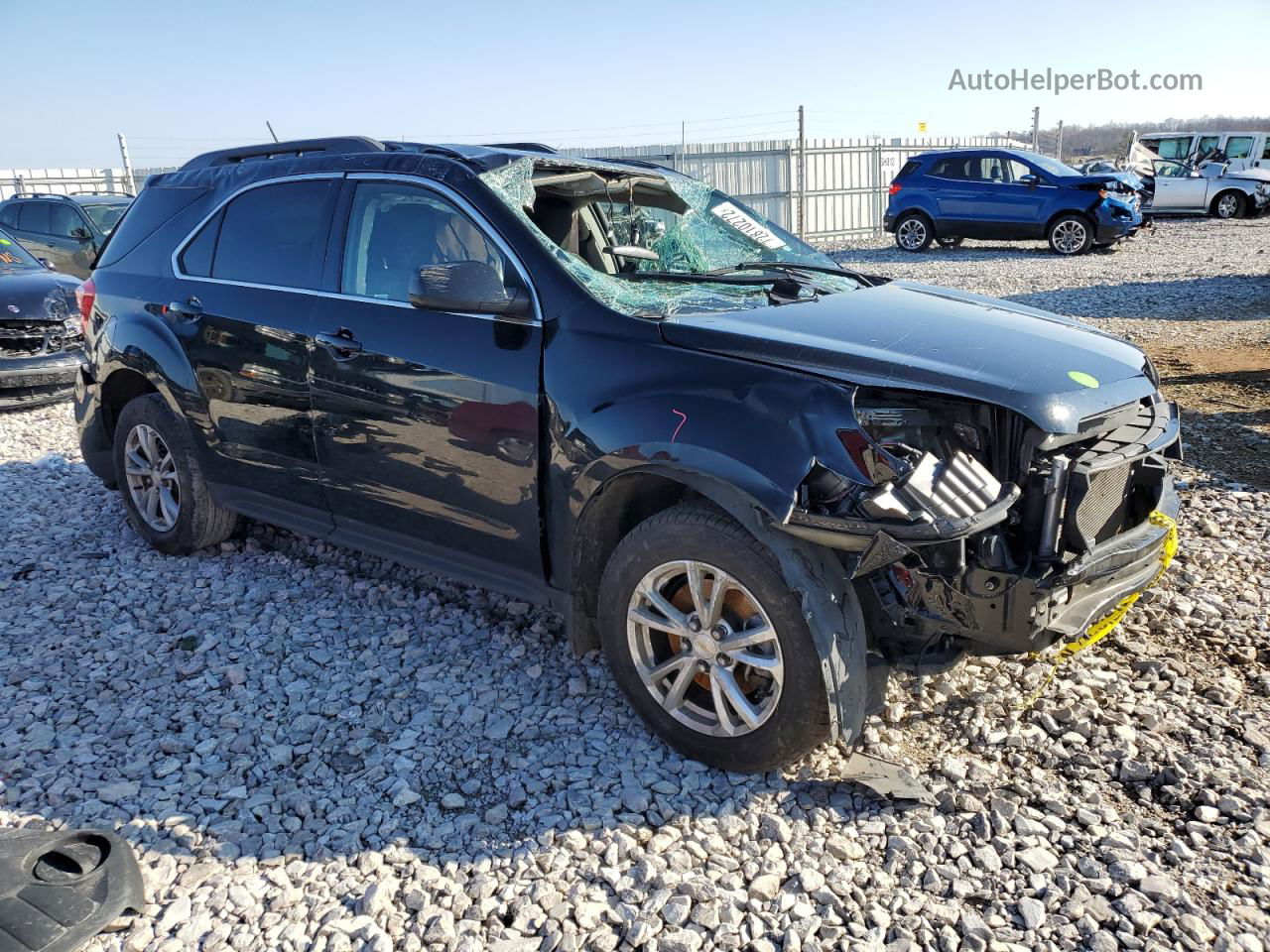 2017 Chevrolet Equinox Lt Черный vin: 2GNALCEKXH6151042