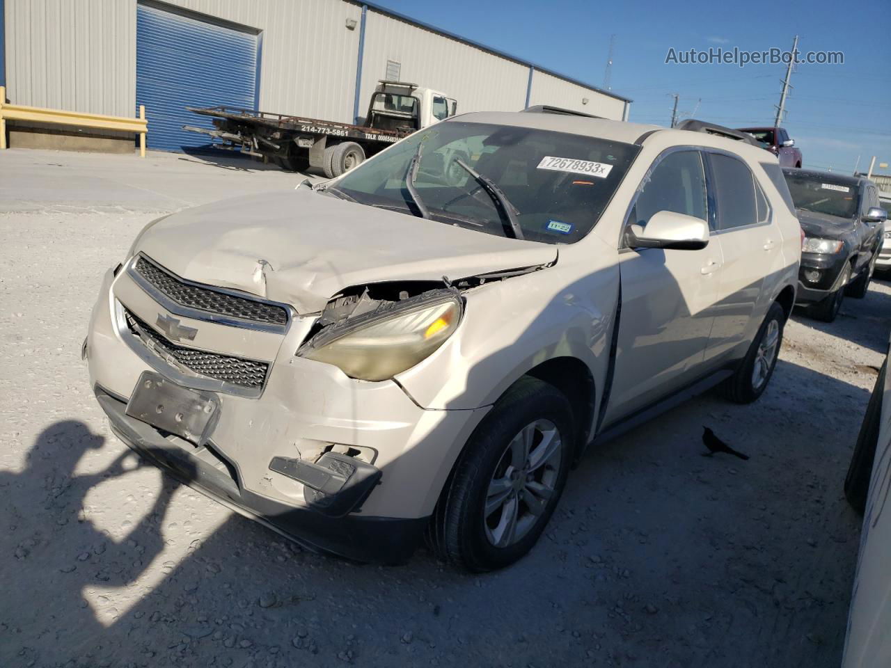 2012 Chevrolet Equinox Lt Кремовый vin: 2GNALDEK0C1244373