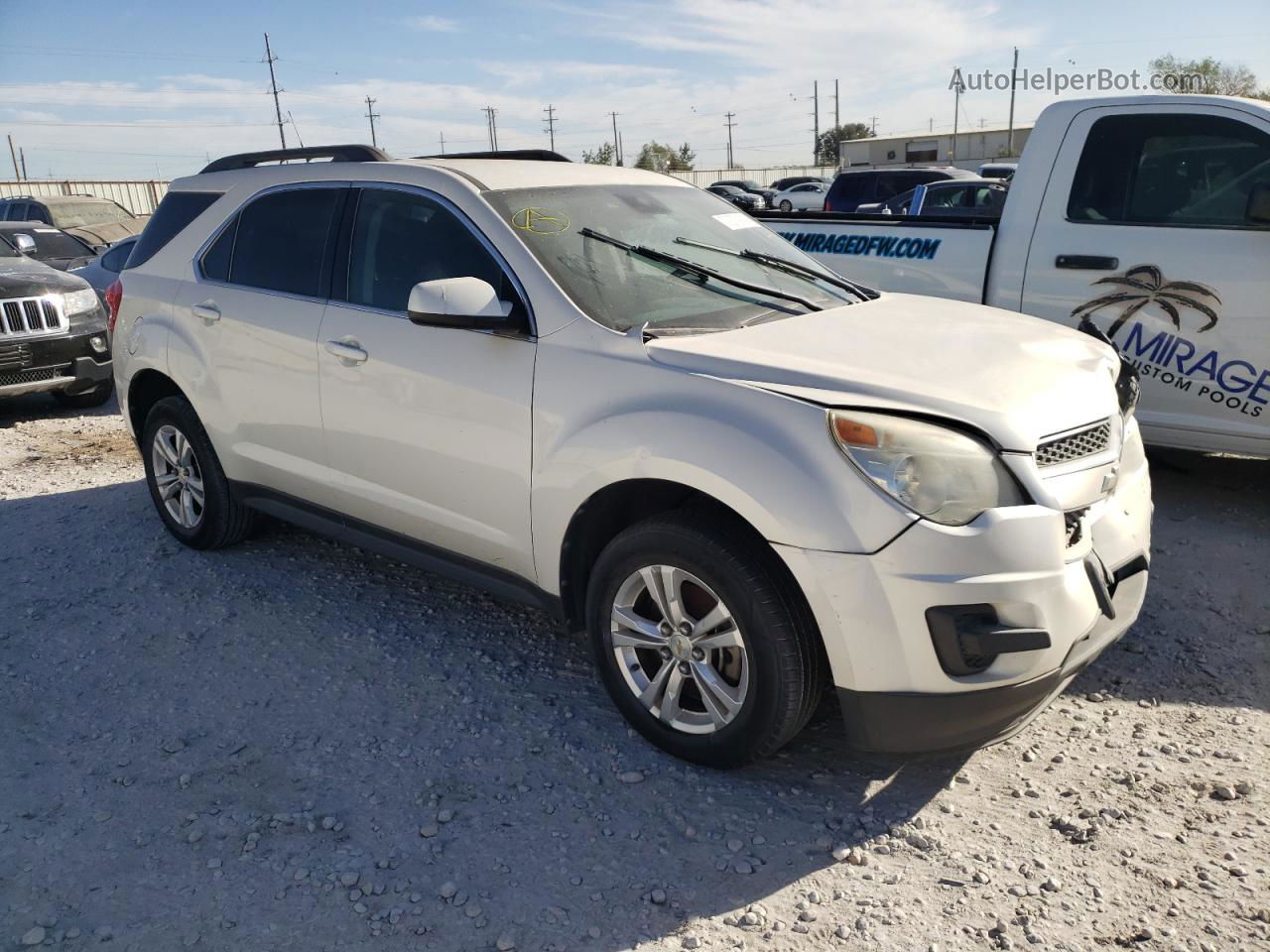 2012 Chevrolet Equinox Lt Cream vin: 2GNALDEK0C1244373