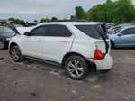 2012 Chevrolet Equinox Lt White vin: 2GNALDEK0C1338625