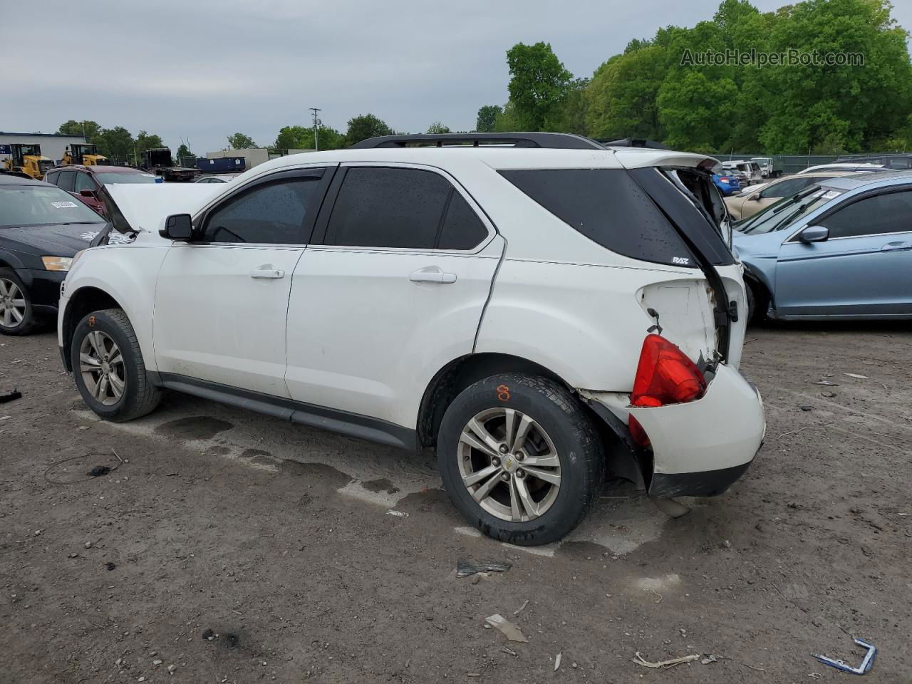 2012 Chevrolet Equinox Lt Белый vin: 2GNALDEK0C1338625