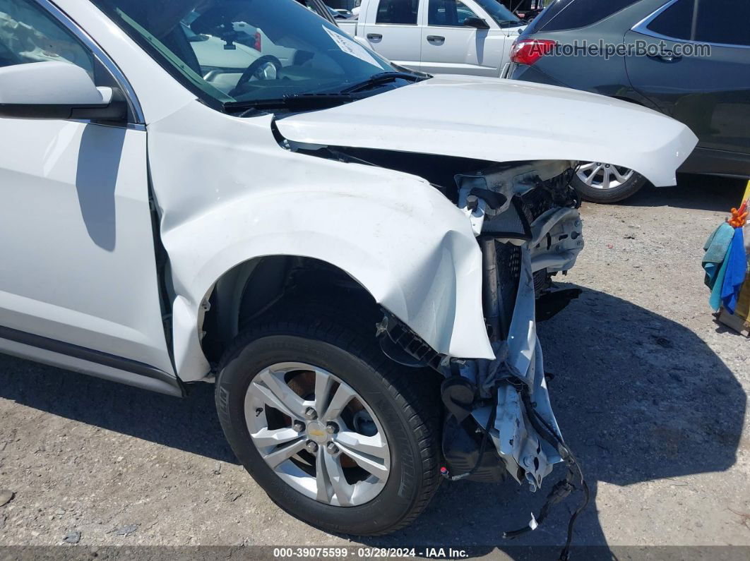 2012 Chevrolet Equinox 1lt White vin: 2GNALDEK0C6104066