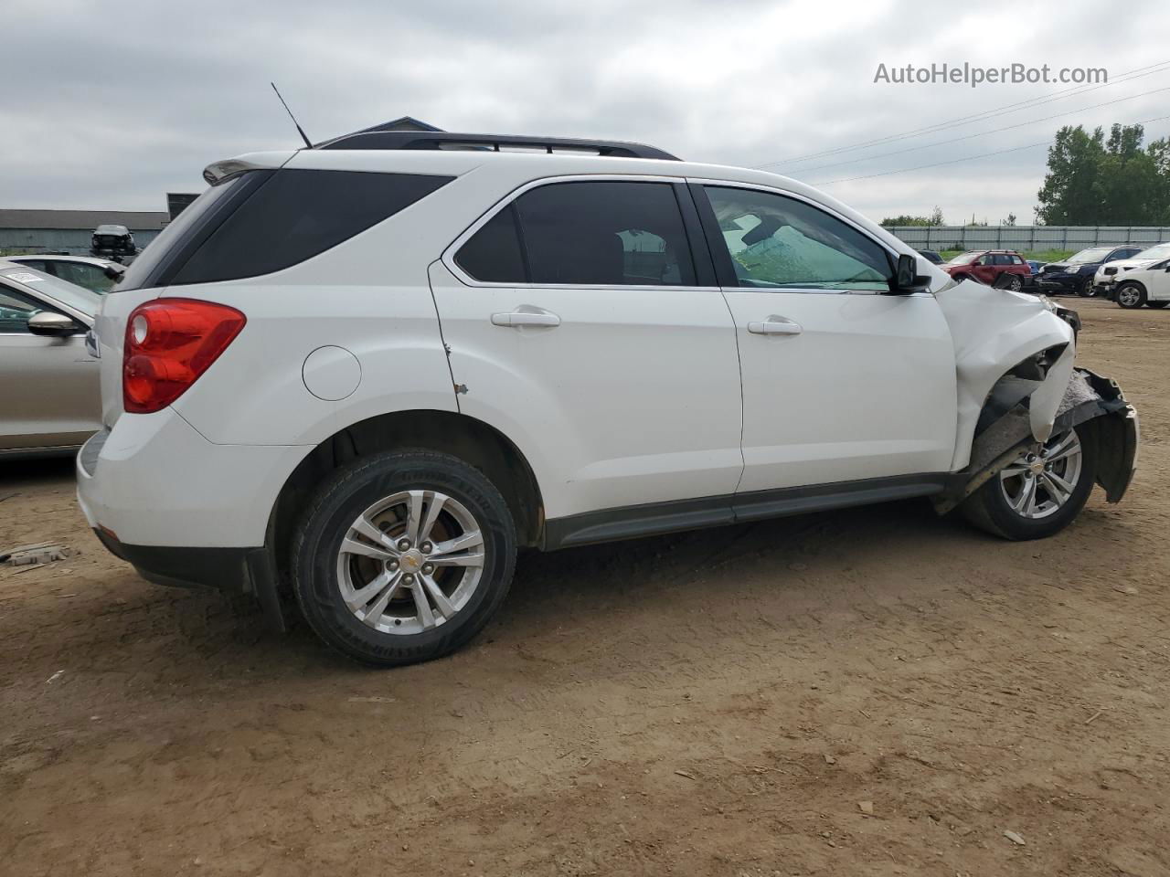 2012 Chevrolet Equinox Lt White vin: 2GNALDEK0C6123541