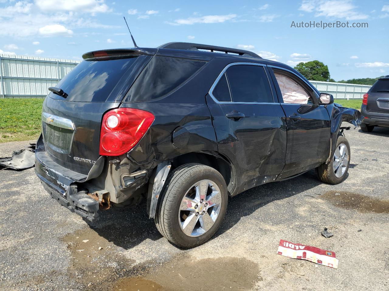 2012 Chevrolet Equinox Lt Black vin: 2GNALDEK0C6198482