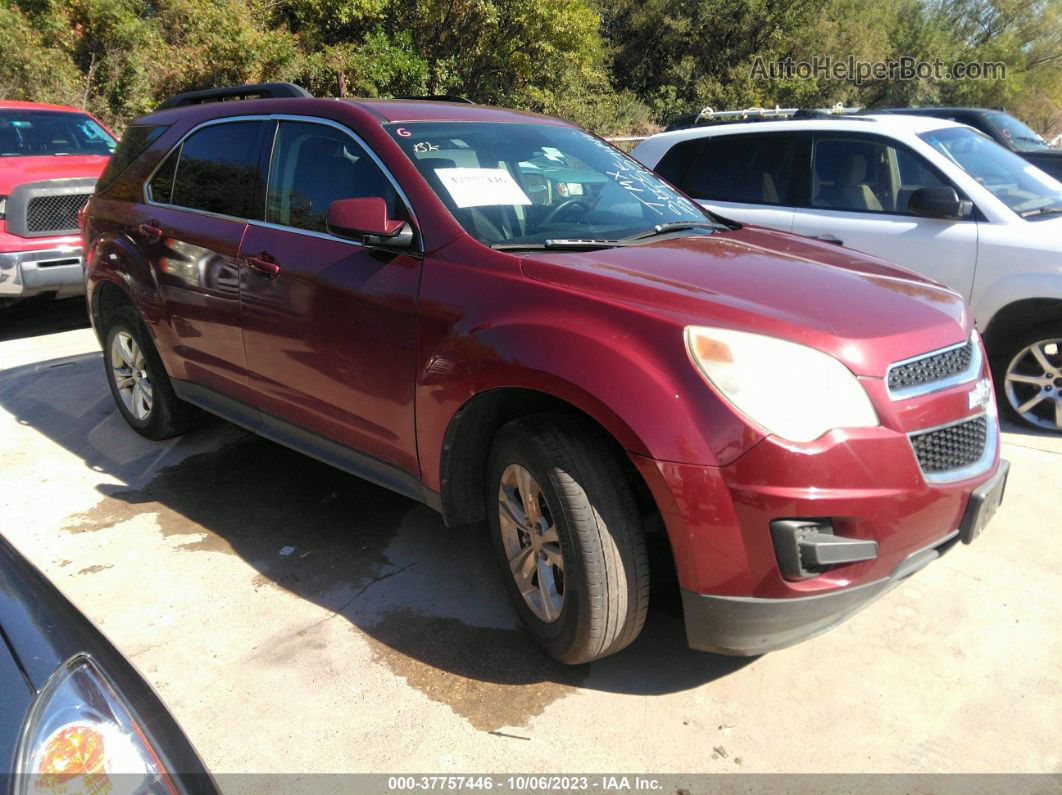 2012 Chevrolet Equinox Lt W/1lt Maroon vin: 2GNALDEK0C6216415