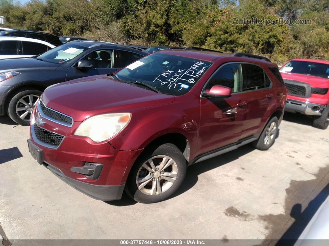 2012 Chevrolet Equinox Lt W/1lt Maroon vin: 2GNALDEK0C6216415