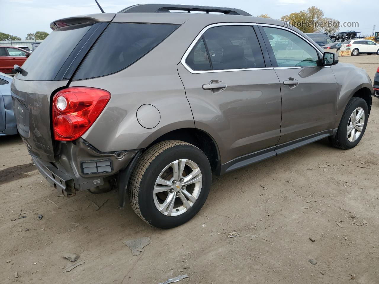 2012 Chevrolet Equinox Lt Желто-коричневый vin: 2GNALDEK0C6278560