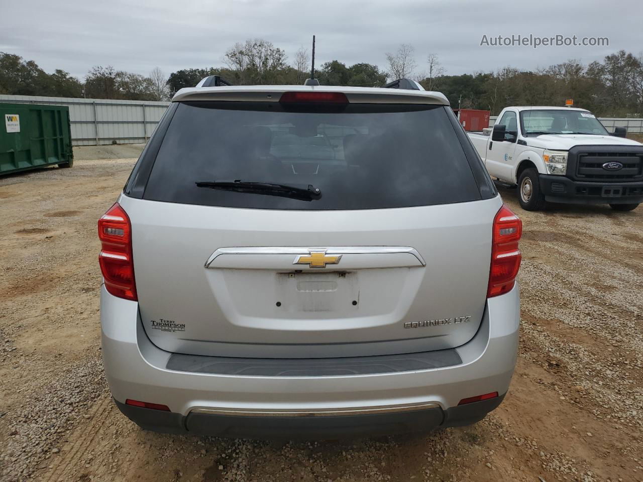 2016 Chevrolet Equinox Ltz Silver vin: 2GNALDEK0G1113031