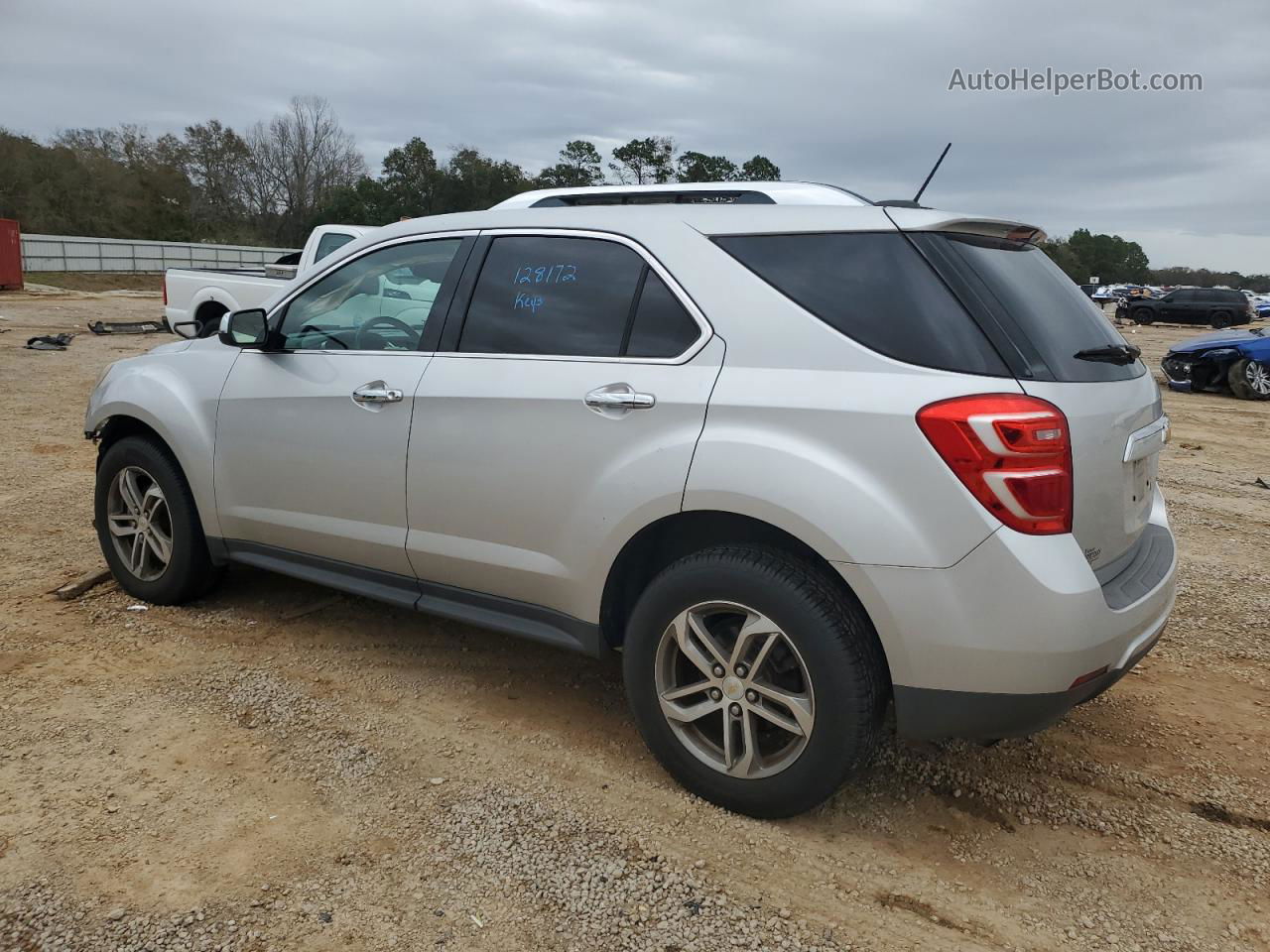 2016 Chevrolet Equinox Ltz Silver vin: 2GNALDEK0G1113031