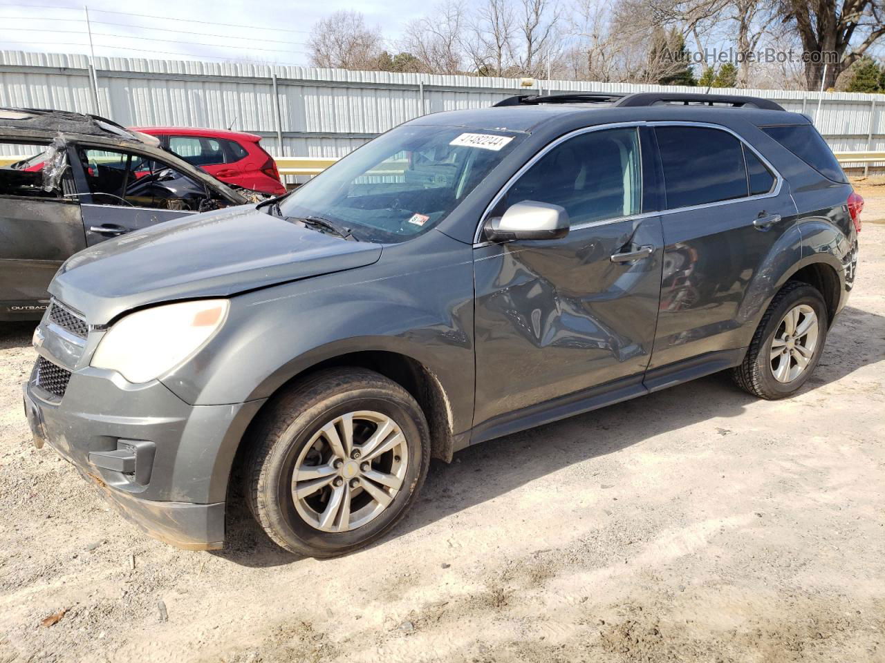 2012 Chevrolet Equinox Lt Gray vin: 2GNALDEK1C6331007