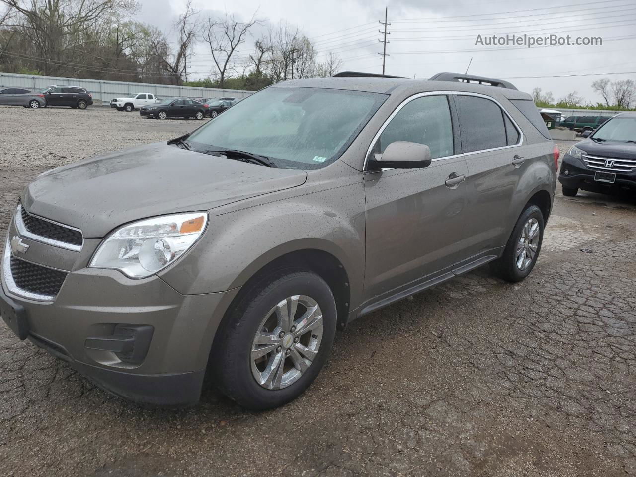 2012 Chevrolet Equinox Lt Коричневый vin: 2GNALDEK2C6178976