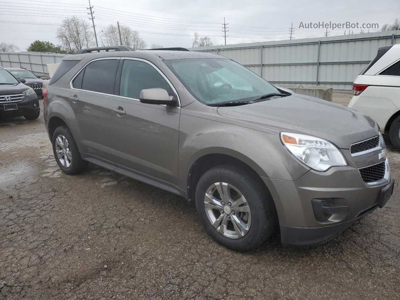 2012 Chevrolet Equinox Lt Коричневый vin: 2GNALDEK2C6178976