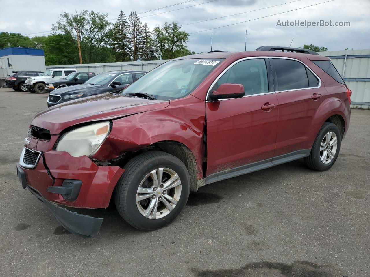 2012 Chevrolet Equinox Lt Red vin: 2GNALDEK2C6269956