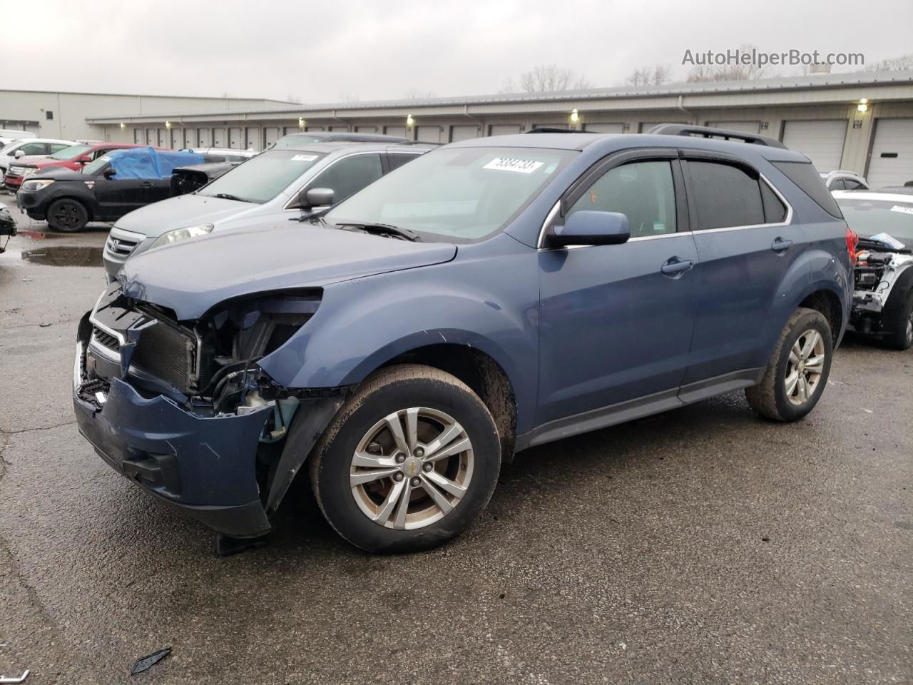 2012 Chevrolet Equinox Lt Синий vin: 2GNALDEK2C6299605