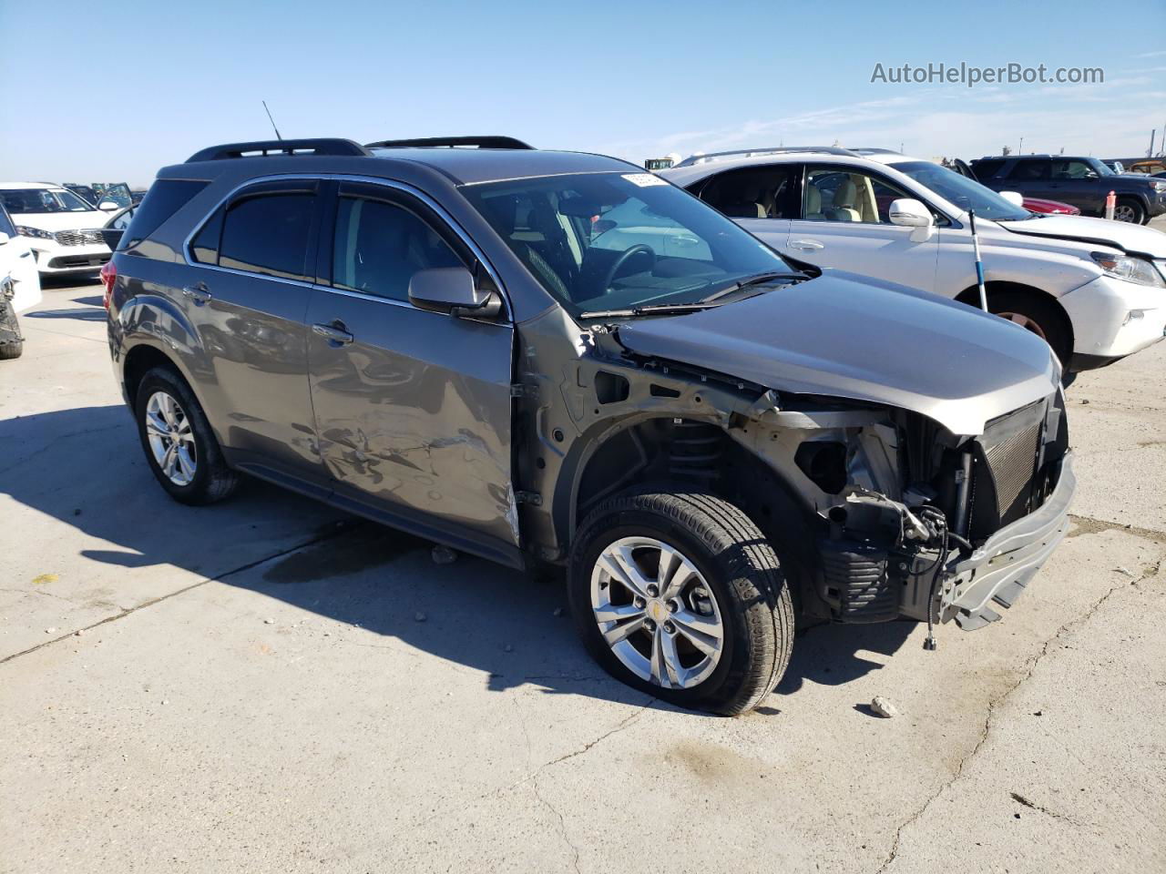 2012 Chevrolet Equinox Lt Gray vin: 2GNALDEK2C6300025