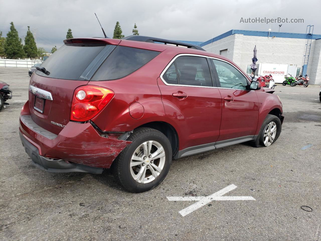 2012 Chevrolet Equinox Lt Красный vin: 2GNALDEK2C6342484