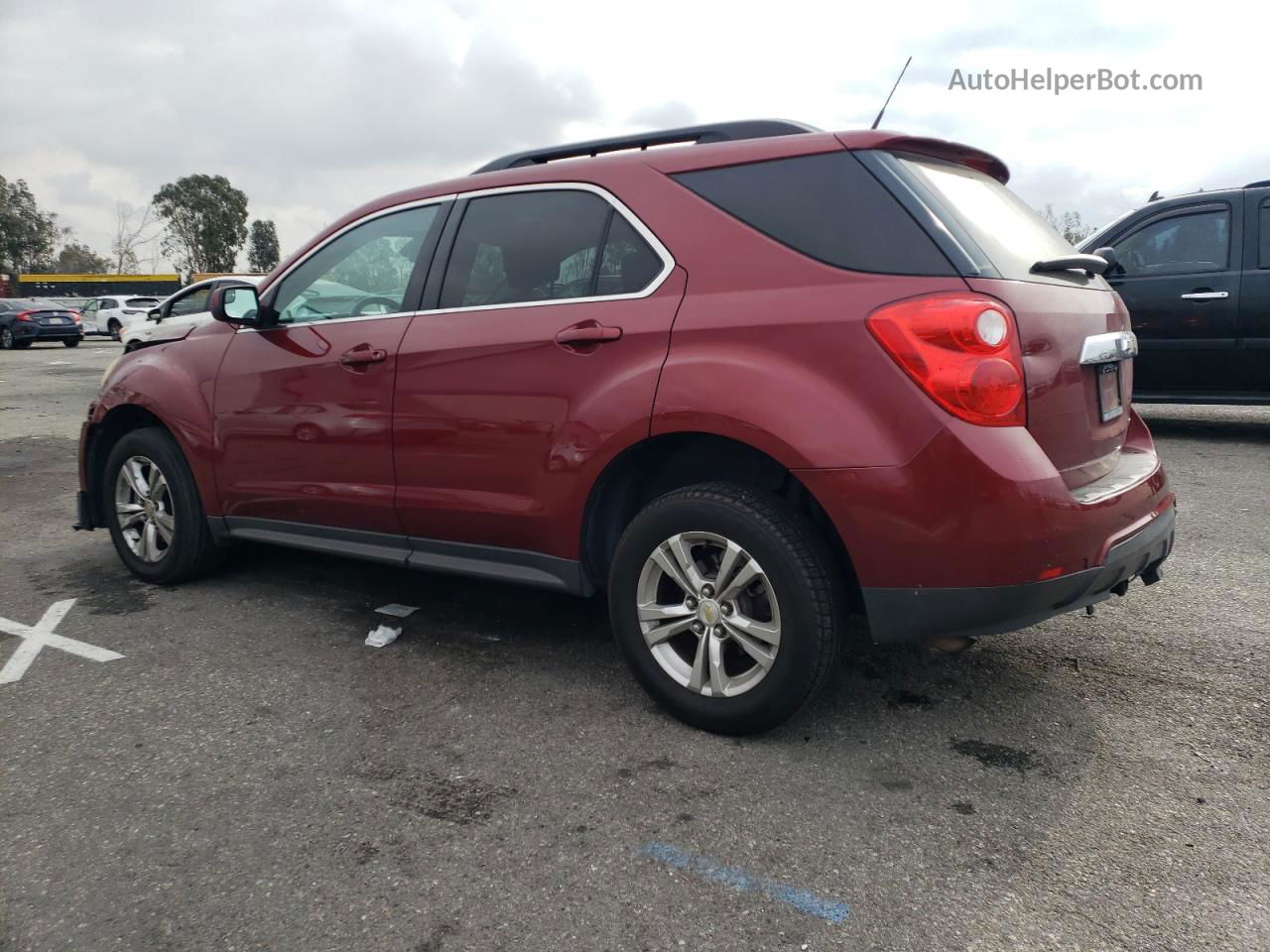 2012 Chevrolet Equinox Lt Красный vin: 2GNALDEK2C6342484