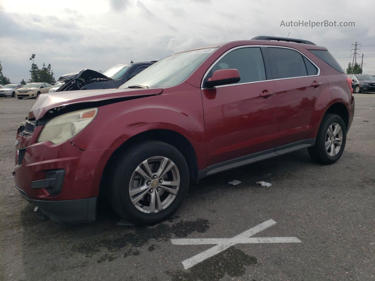 2012 Chevrolet Equinox Lt Red vin: 2GNALDEK2C6342484