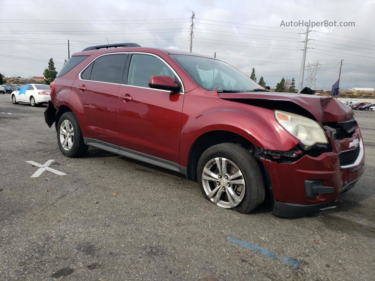 2012 Chevrolet Equinox Lt Red vin: 2GNALDEK2C6342484