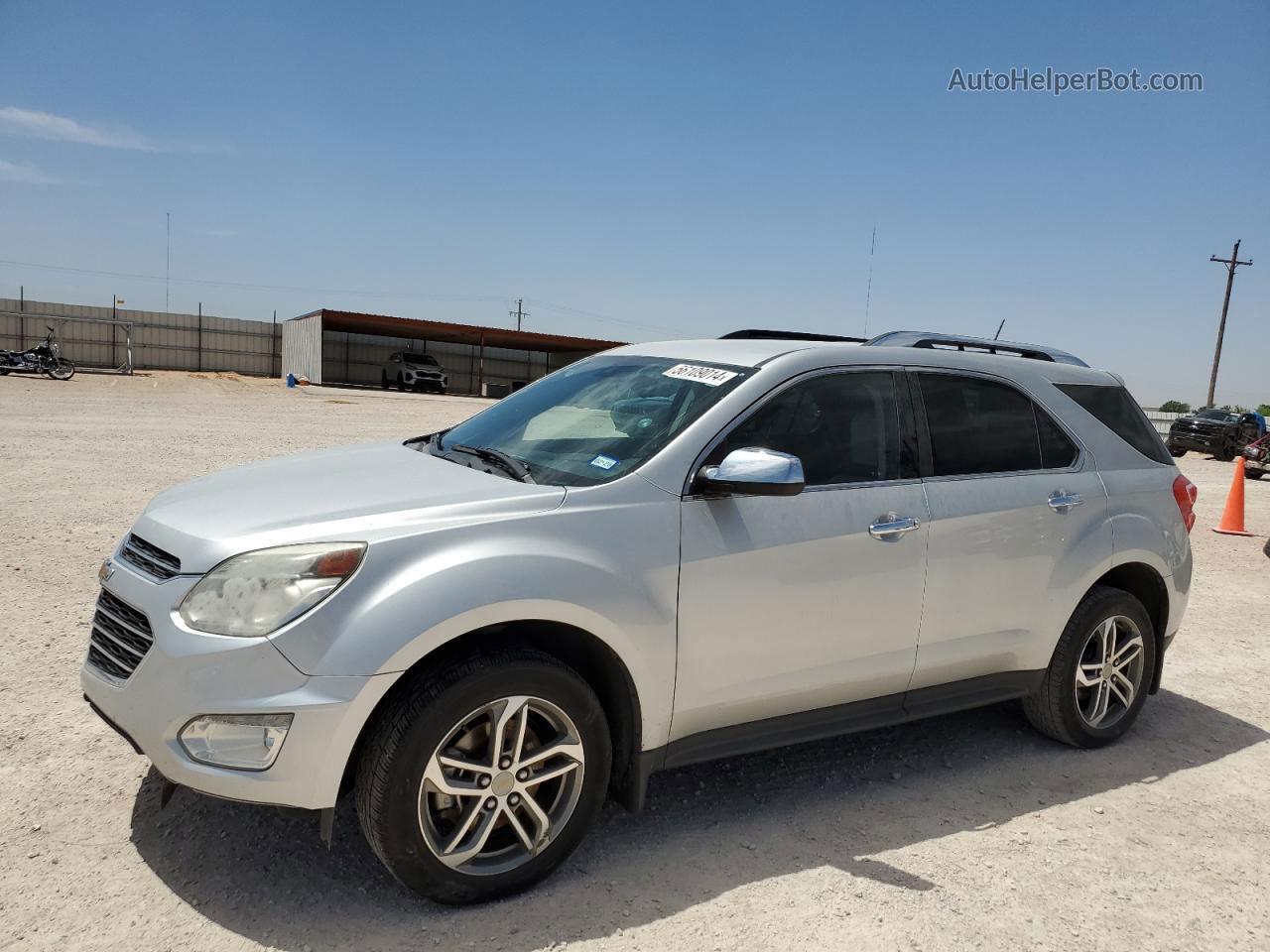 2017 Chevrolet Equinox Premier Silver vin: 2GNALDEK2H1591792