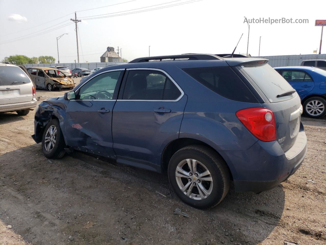 2012 Chevrolet Equinox Lt Blue vin: 2GNALDEK3C6108158