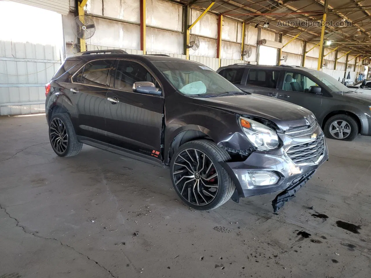 2016 Chevrolet Equinox Ltz Charcoal vin: 2GNALDEK3G6285640