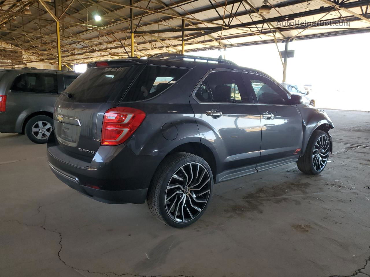 2016 Chevrolet Equinox Ltz Charcoal vin: 2GNALDEK3G6285640