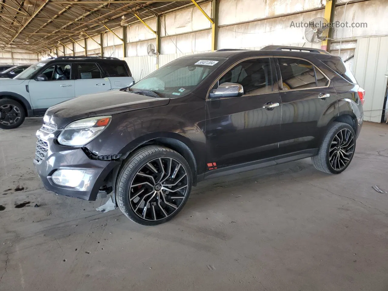 2016 Chevrolet Equinox Ltz Угольный vin: 2GNALDEK3G6285640