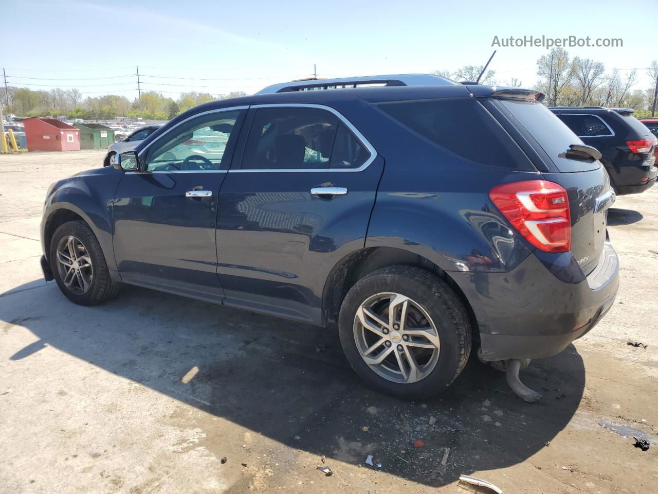 2017 Chevrolet Equinox Premier Синий vin: 2GNALDEK3H6218022