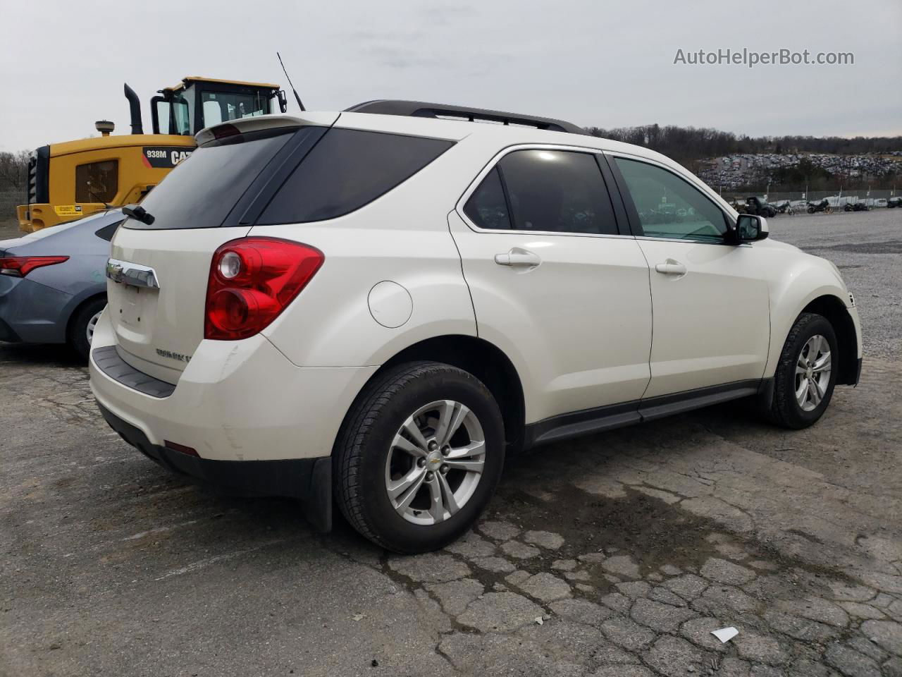 2012 Chevrolet Equinox Lt White vin: 2GNALDEK4C1260933