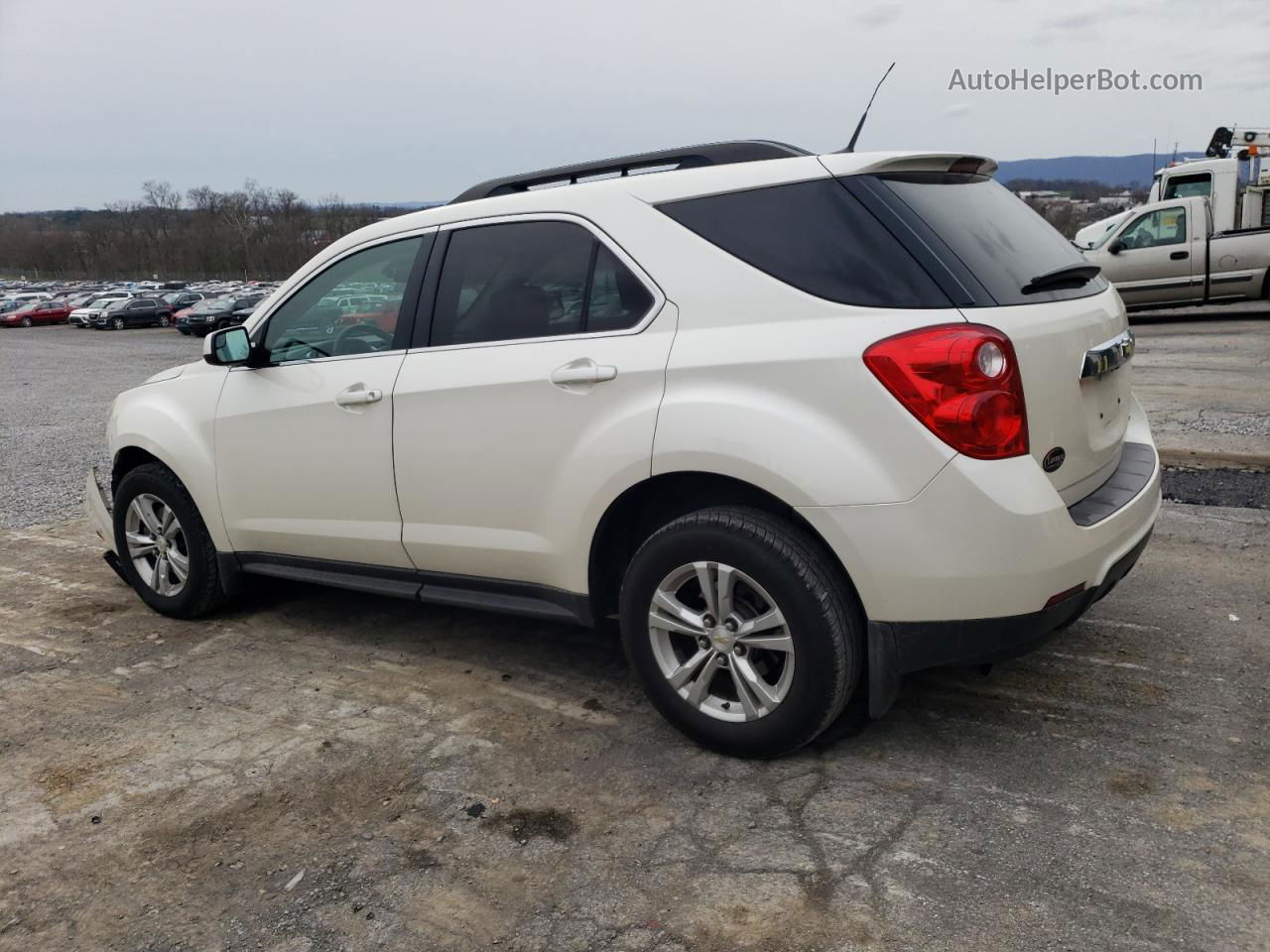 2012 Chevrolet Equinox Lt White vin: 2GNALDEK4C1260933