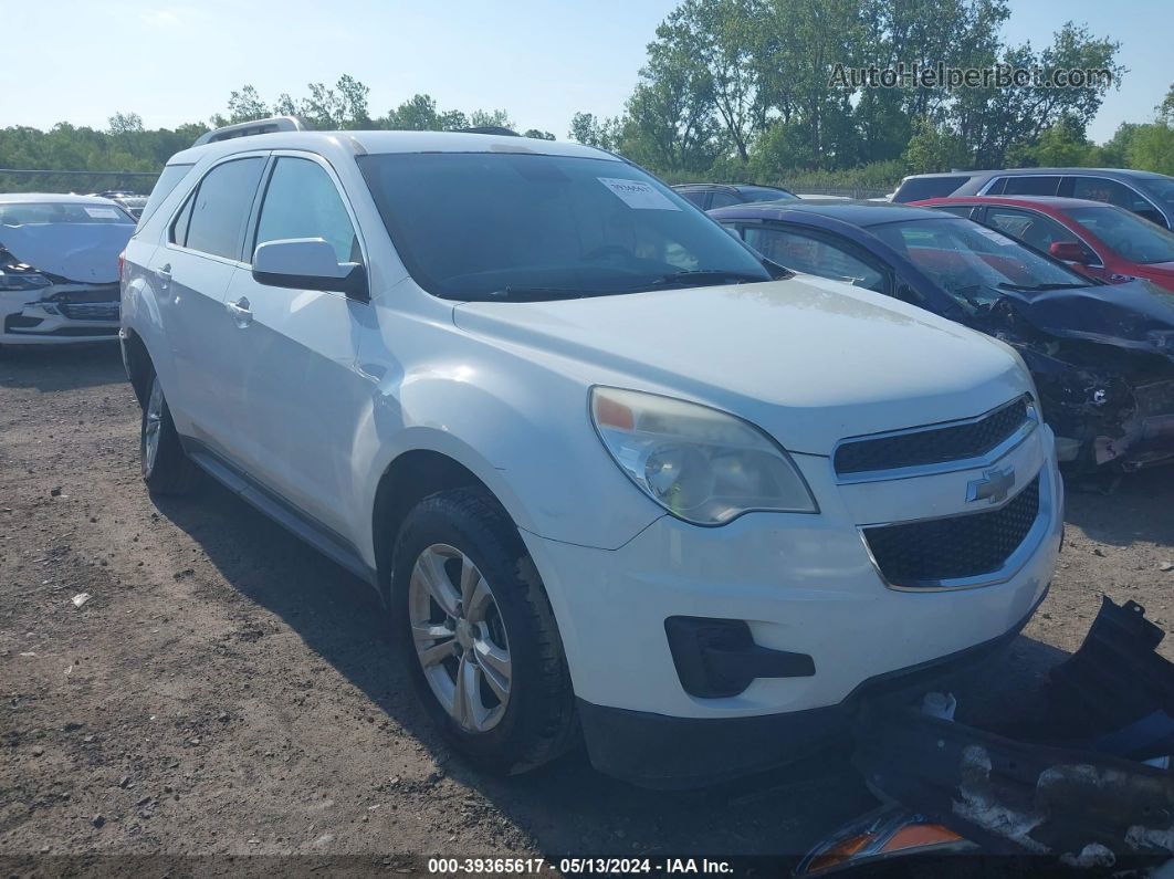 2012 Chevrolet Equinox 1lt White vin: 2GNALDEK4C6348156