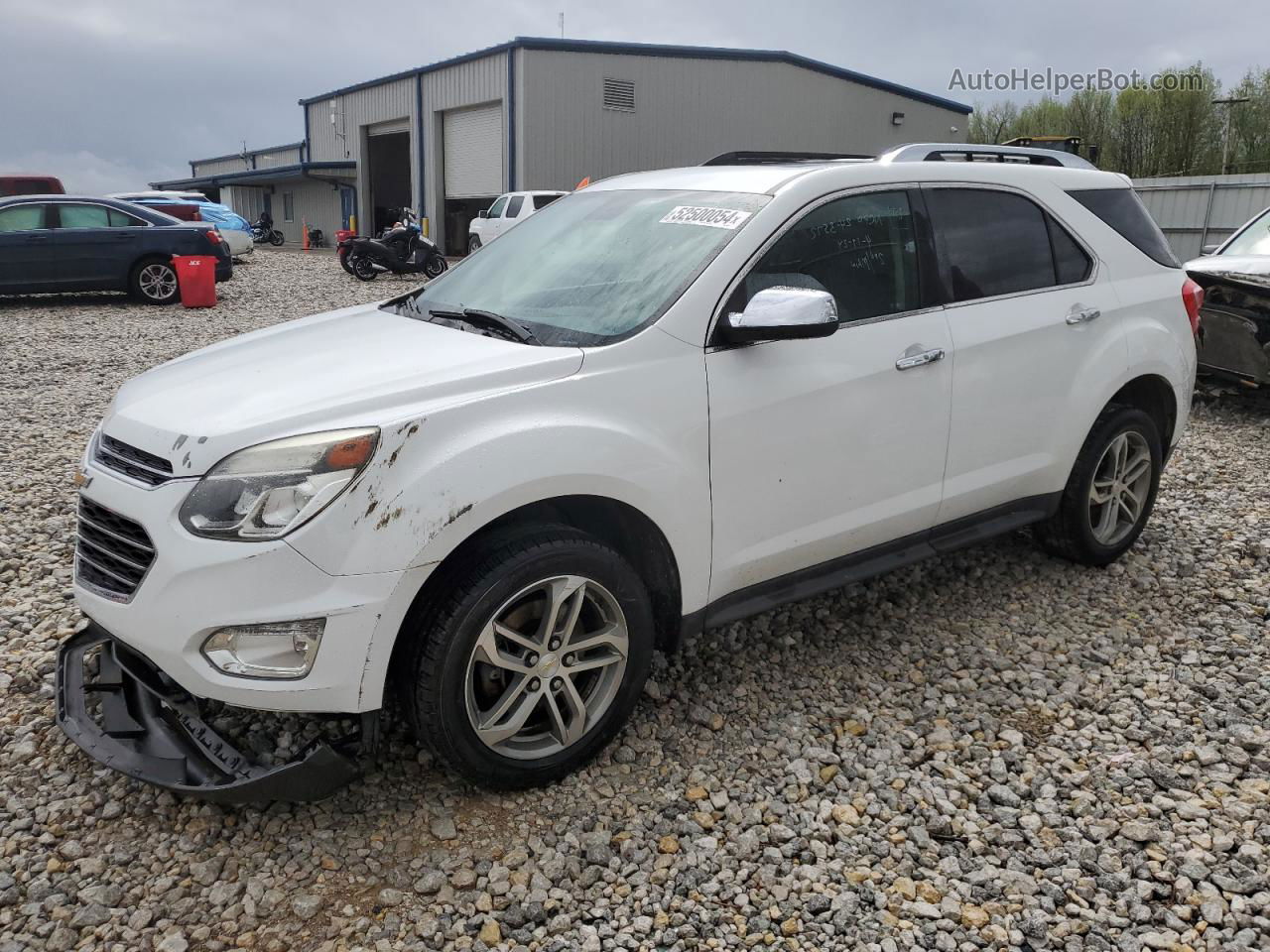 2016 Chevrolet Equinox Ltz White vin: 2GNALDEK4G6161263