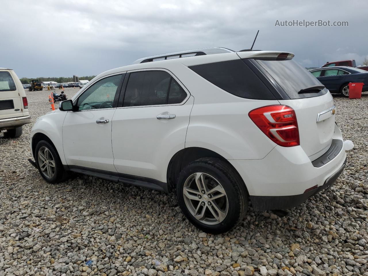 2016 Chevrolet Equinox Ltz White vin: 2GNALDEK4G6161263