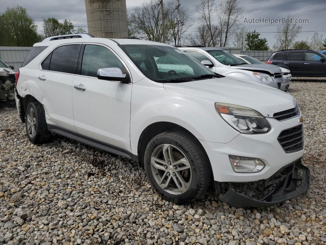 2016 Chevrolet Equinox Ltz White vin: 2GNALDEK4G6161263