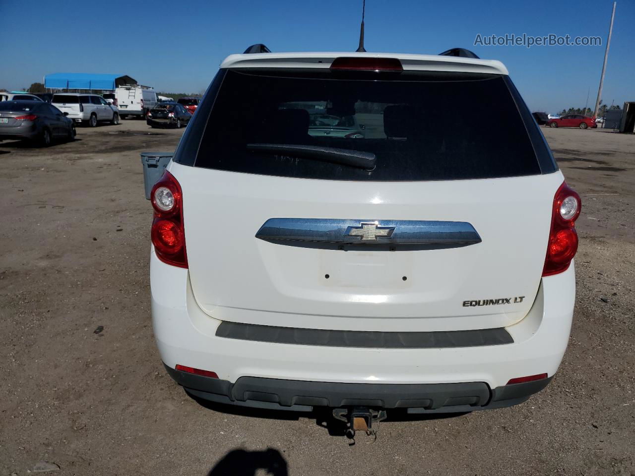 2012 Chevrolet Equinox Lt White vin: 2GNALDEK5C1154216