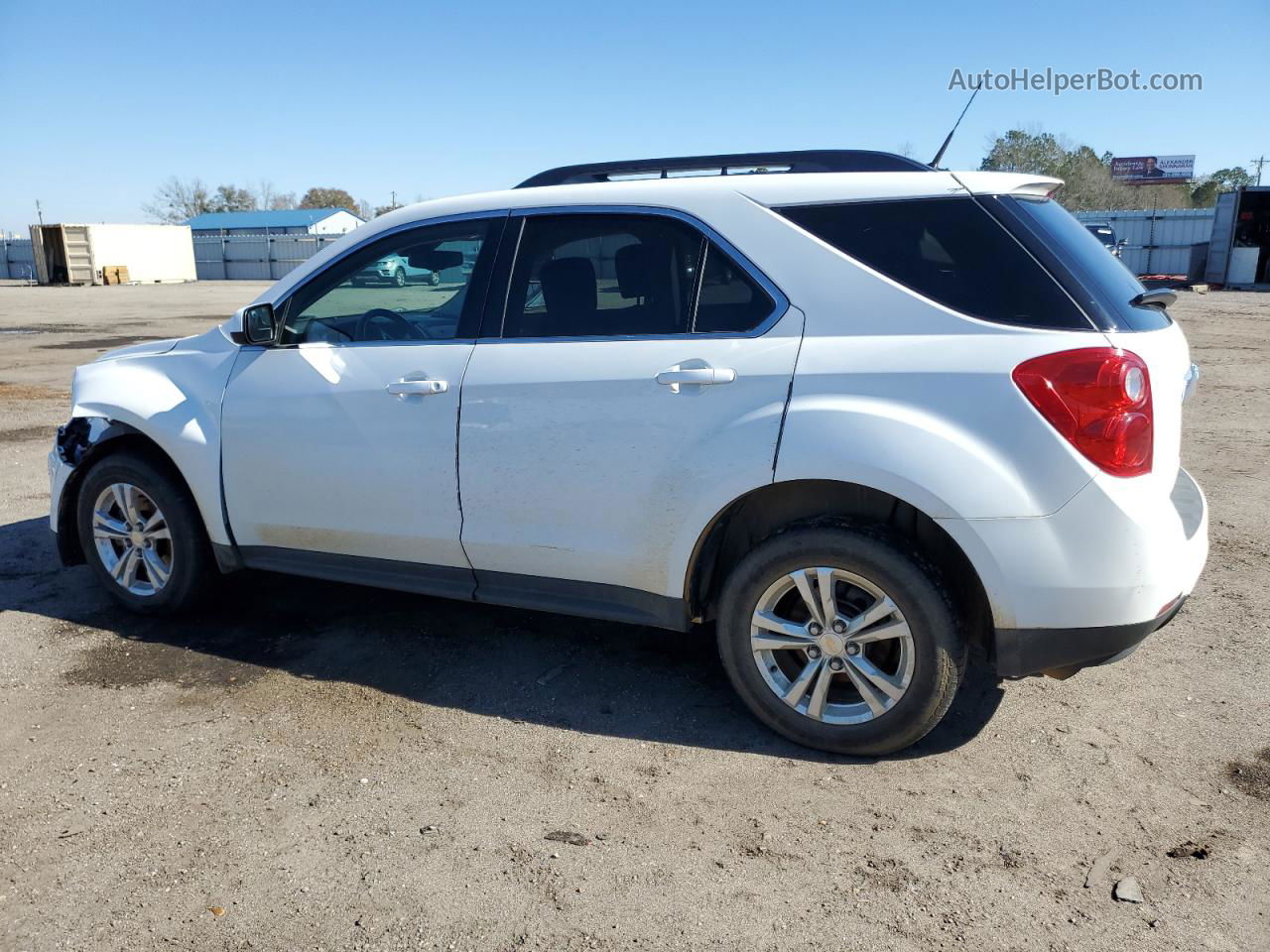 2012 Chevrolet Equinox Lt White vin: 2GNALDEK5C1154216