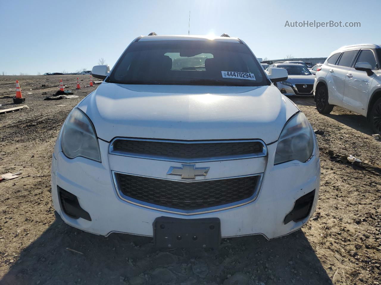 2012 Chevrolet Equinox Lt White vin: 2GNALDEK5C1194439