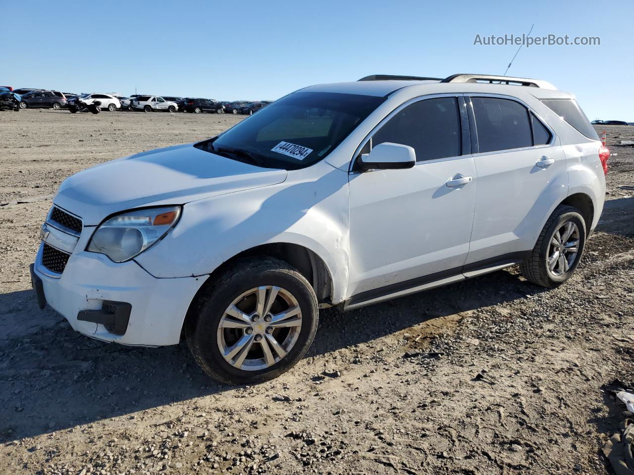 2012 Chevrolet Equinox Lt White vin: 2GNALDEK5C1194439