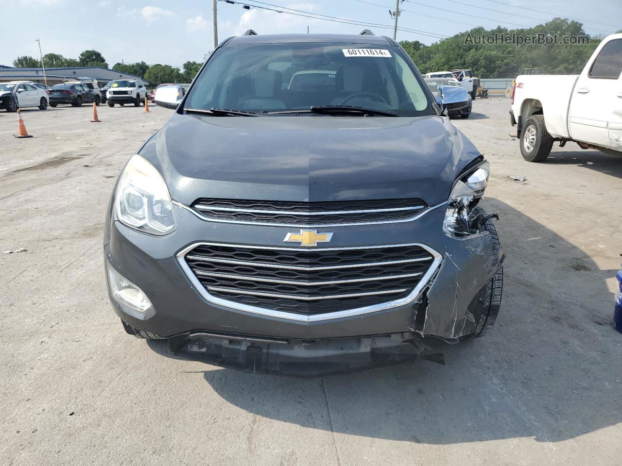 2017 Chevrolet Equinox Premier Серый vin: 2GNALDEK5H1533272